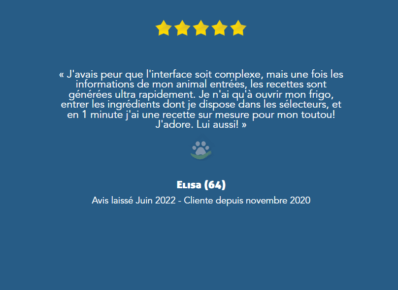 Avis sur l'abonnement Petacroc de Cusiine-a-crocs: avis de Elisa